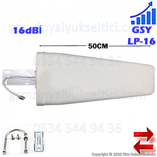 GSM Sinyal Yükseltici 16dBİ LPDA ANTEN GSY LP-16