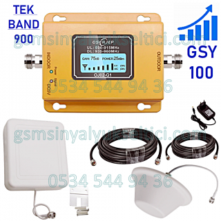 GSY 100 Gsm Sinyal Yükseltici Tekband(900)